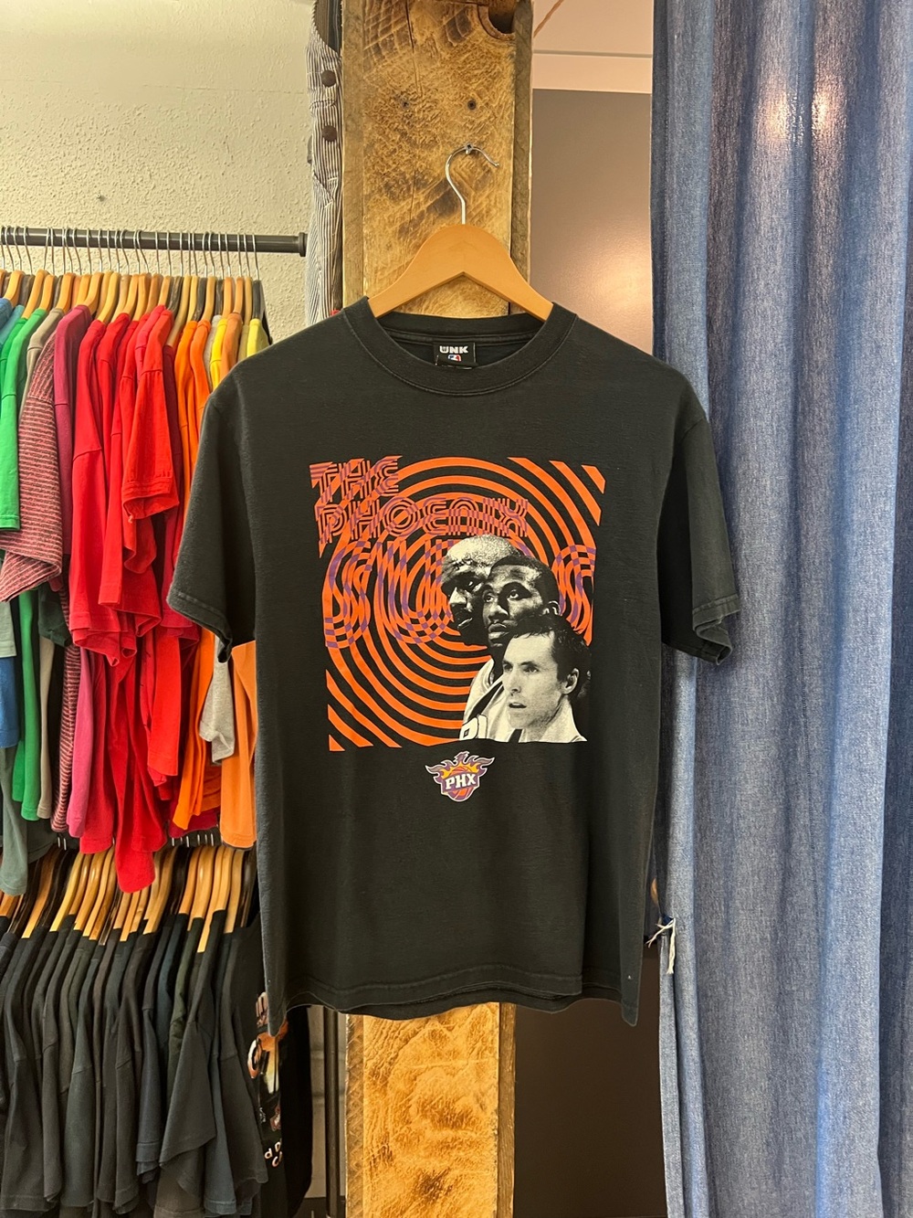 Vintage Phoenix Suns Black Graphic T-shirt